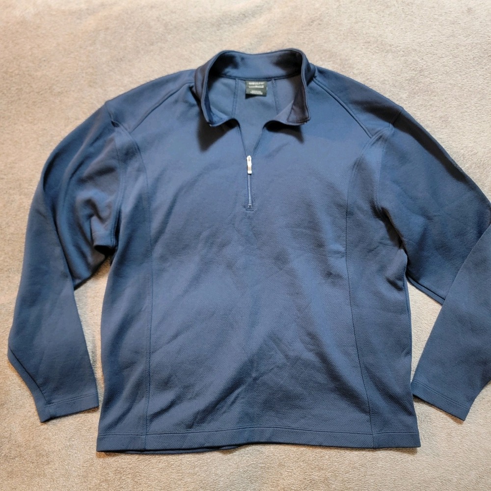Nike Golf Men's 1/4 Zip Pullover With Bull Logo Size Large